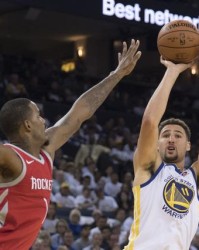  勇士库里三分如雨浇灭火箭反击